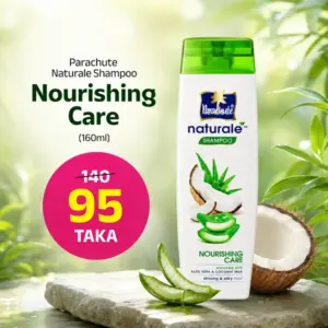 Parachute Naturale Nourishing Care Shampoo with Aloe Vera & Coconut Milk – 160ml